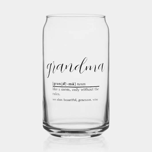 Oma Definitie Bierblik Glas (Voorkant)