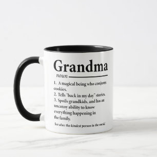 Oma definitie grappige oma's Oma's Mok
