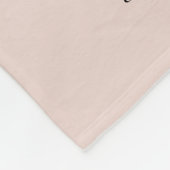 Oma Definitie Script Roze Goud Glitter Fleece Deken (Hoek)