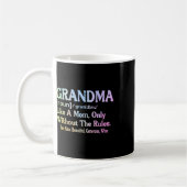Oma Definition Grappig Gezegde voor oma Mo Koffiemok (Links)