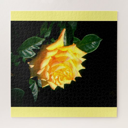 Oma Dickson gele roos Legpuzzel (Horizontaal)