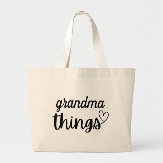 Oma dingen grote tote bag (Voorkant)