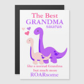 Oma Dinosaur Moederdag Magnetische kaart (Voorkant / Achterkant)
