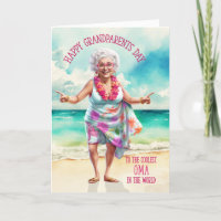 Oma Duits Oma Grappige Grootouders Dag