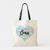 "Oma" Duitse oma Canvas tas (Achterkant)