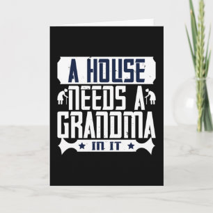 Oma - een huis heeft een oma nodig kaart
