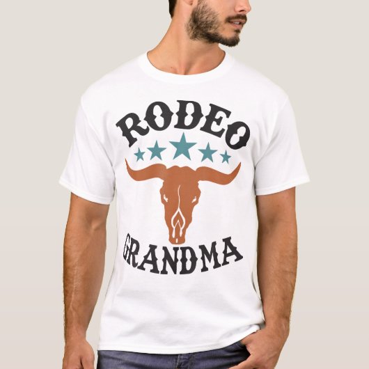 Oma Eerste Verjaardag Cowboy Western Rodeo Party T-shirt (Voorkant)