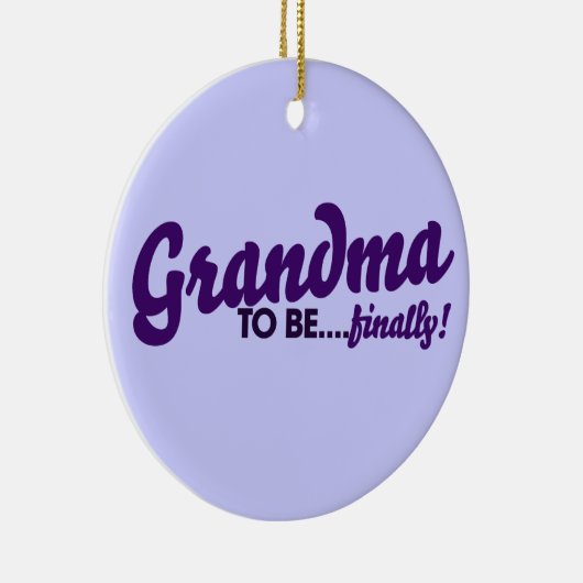 Oma eindelijk keramisch ornament (Rechts)