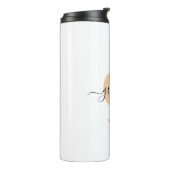 Oma Elegant Script Monogram Thermosbeker (Gedraaid links)
