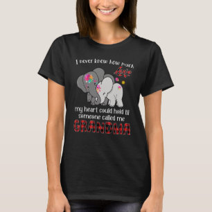Oma Elephant Baby Elephant Cute New Grandma An T-shirt