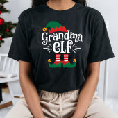Oma Elf Funny Elf Matching Christmas Gift T-shirt