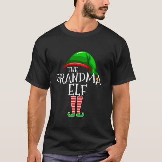 Oma Elf Groep Matching Familie Kerst T Shir T-shirt