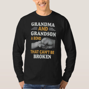 oma en Grandson een obligatie die niet gebroken ka T-shirt
