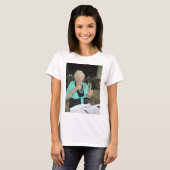 oma en haar verjaardag t-shirt (Voorkant volledig)