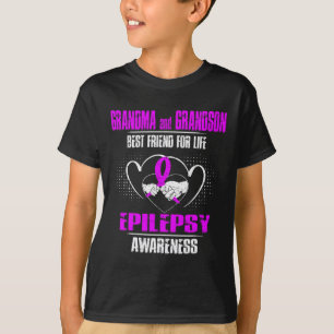 OMA EN KLEINZOON BESTE VRIEND VAN HET LEVEN EPILEP T-SHIRT