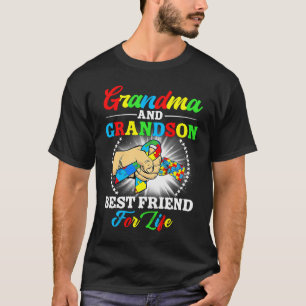 Oma en kleinzoon beste vrienden voor het leven Aut T-shirt