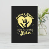 Oma en kleinzoon een band die niet verbroken kan w kaart (Staand voorkant)