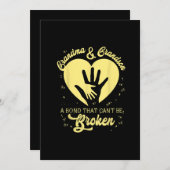 Oma en kleinzoon een band die niet verbroken kan w kaart (Voorkant / Achterkant)