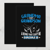 Oma en kleinzoon een onbreekbare band kaart (Voorkant / Achterkant)