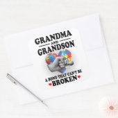 Oma en Oma een band die niet kan worden gebroken Vierkante Sticker (Envelop)