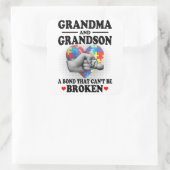 Oma en Oma een band die niet kan worden gebroken Vierkante Sticker (Tas)