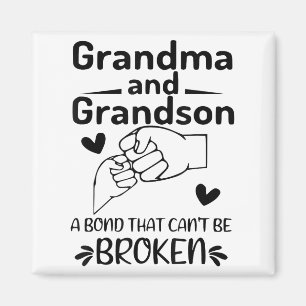 Oma en oma een obligatie die niet kan worden gebro magneet