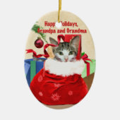 Oma en Oma's kerstversiering Keramisch Ornament (Voorkant)