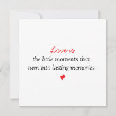 Oma en opa | 2 foto's Valentijnsdag Feestdagenkaart (Voorkant)