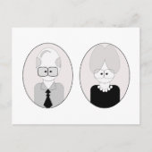 Oma en opa-dag - Koppel Briefkaart (Voorkant)