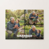 Oma en opa-dag Opa-foto-cadeau Legpuzzel (Horizontaal)
