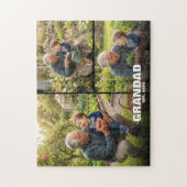 Oma en opa-dag Opa-foto-cadeau Legpuzzel (Verticaal)