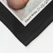 Oma en opa familie foto collage fleece deken (Hoek)