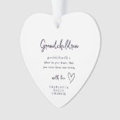 Oma en opa Grootmoeder Grootvader Aandenken Sieraa Ornament (voorkant)