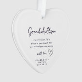 Oma en opa Grootmoeder Grootvader Aandenken Sieraa Ornament (voorkant)