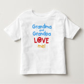 Oma en opa houden van me kinder shirts (Voorkant)