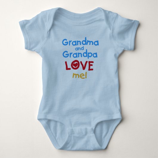 Oma en opa houden van me romper (Voorkant)