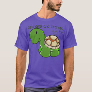 Oma en opa houden van mij schildpad ILY T-shirt