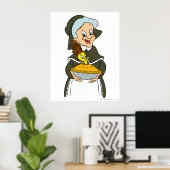 Oma en TWEETY™ Taart Poster (Thuiskantoor)