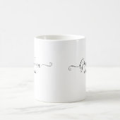 Oma est. 2022 Elegant Gift for Future Grandma Koffiemok (Center)