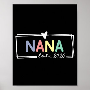 Oma Est 2026 Bevorderd Tot Grootmoeder 2026 Voor G Poster
