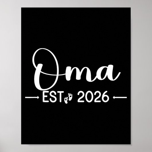 Oma Est 2026 New Matching Mother To Be 2026  Poster (Voorkant)