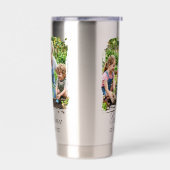 Oma Est Jaar Aangepaste Foto Geïsoleerde Drinkbeker (Links)