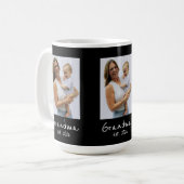 Oma Est. Wit script 3 foto Koffiemok (Voorkant links)