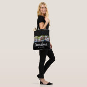 Oma Established Script Zwart 3 Foto Tassen (Op model)