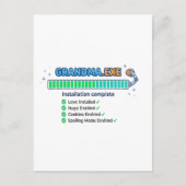 Oma.exe Leuk oma-cadeau Briefkaart (Voorkant)