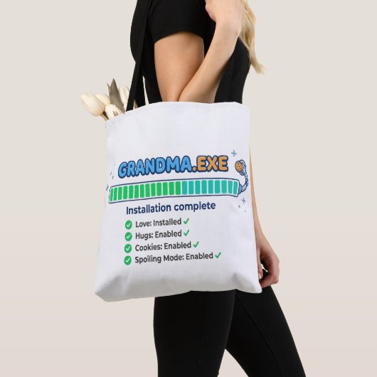Oma.exe Leuk oma-cadeau Tote Bag (Dichtbij)