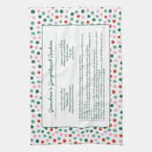 Oma Familie Recept Vakantie Theedoek (Verticaal)