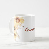 Oma Floral Botanical Koffiemok (Voorkant links)