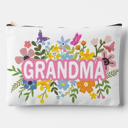 Oma Floral Schattige Etui (Voorkant)