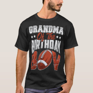 Oma Football Verjaardagsjongen Familie Baller B-da T-shirt